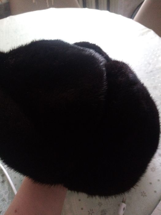 Норковая шапка ушанка