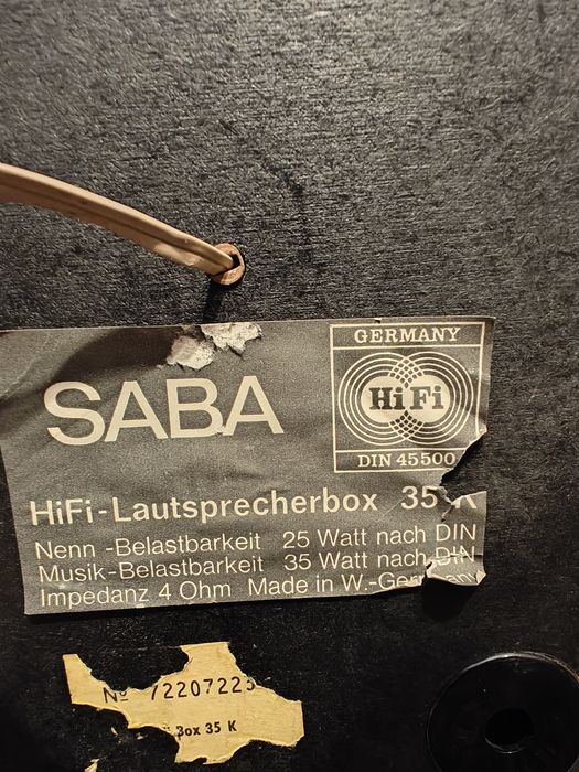 Boxe Saba 35 K, boxe Philips