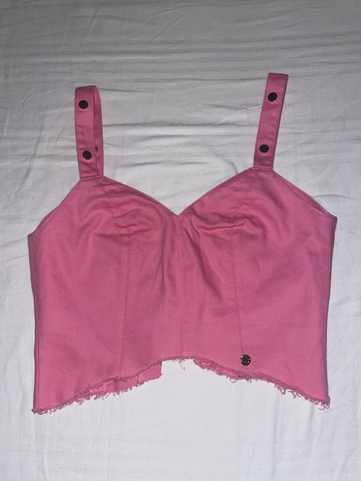 Розов кроп-топ Алесса!