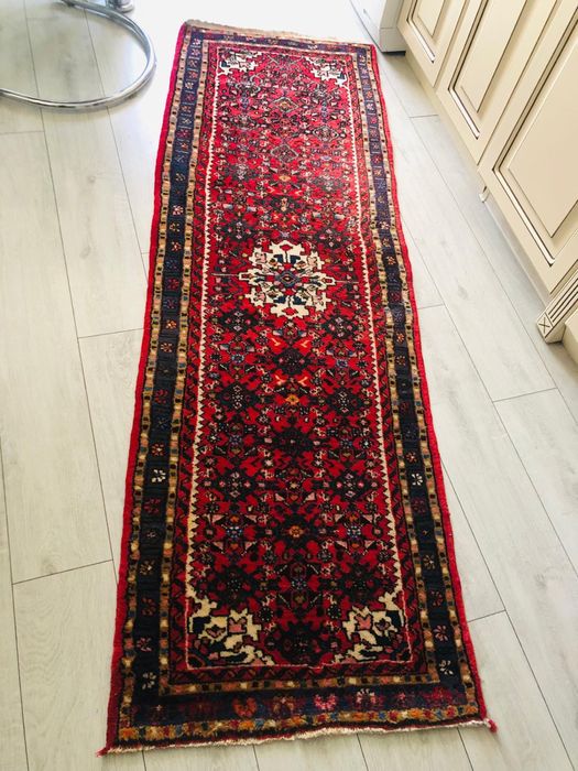 Mid century covor Iran traversa 200/70cm