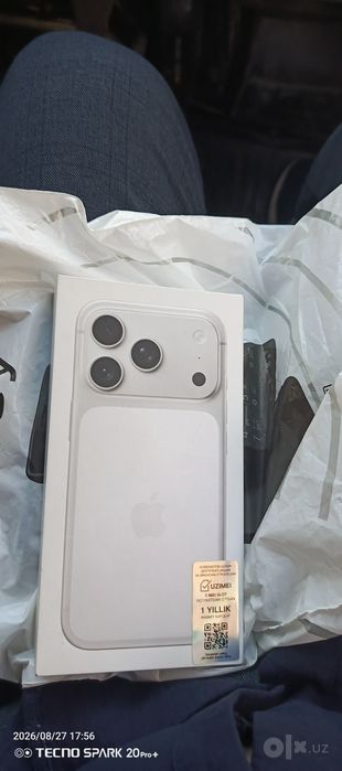 IPhone 17 pro sim+esim 256gb  yangi