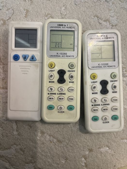 Пульт от кондиционеров. Универсальный