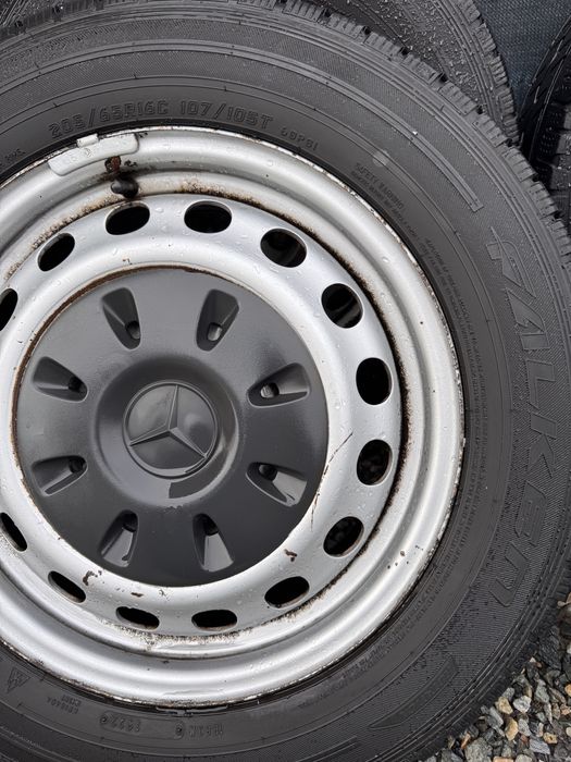 Jante 16” cu anvelope 205/65/16c mercedes benz vito