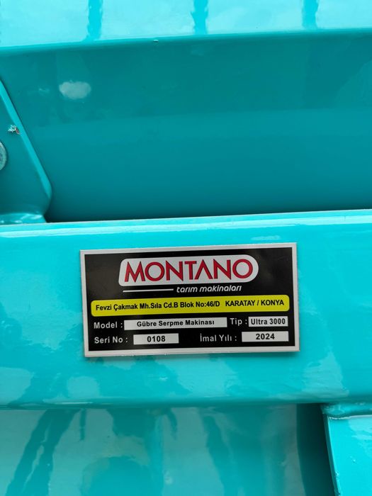 Разбрасыватель минеральных удобрений Montano ULTRA 3000 л | Турция