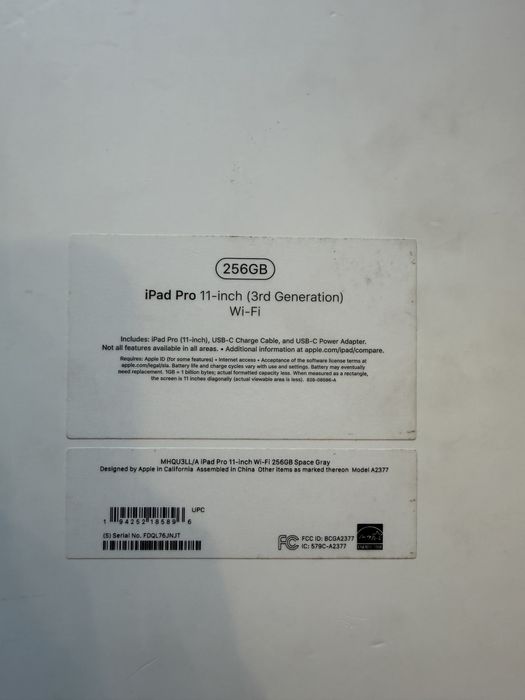 Apple iPad Pro 3 , M1 , 256 GB , noua la cutie !