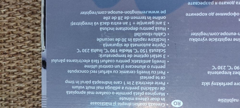 Placa(perie) de întins parul Remington CB7400