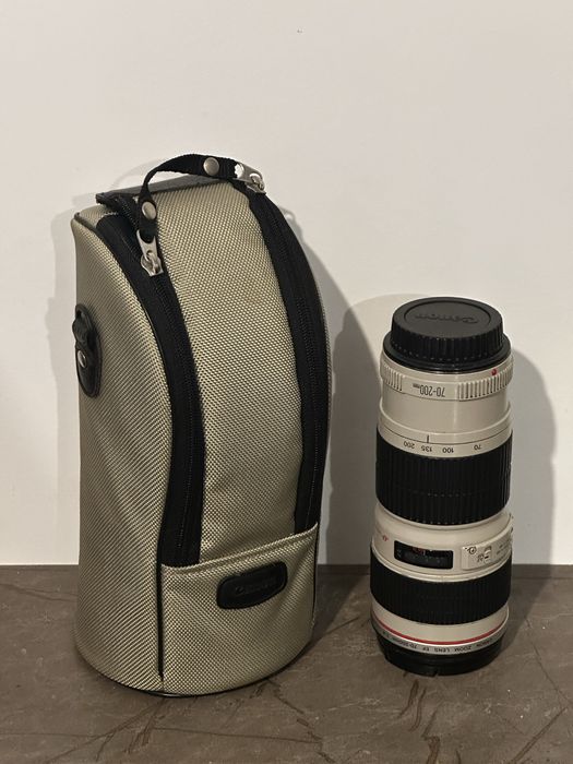 Obiectiv Canon 70-200 F4 + Husa Canon
