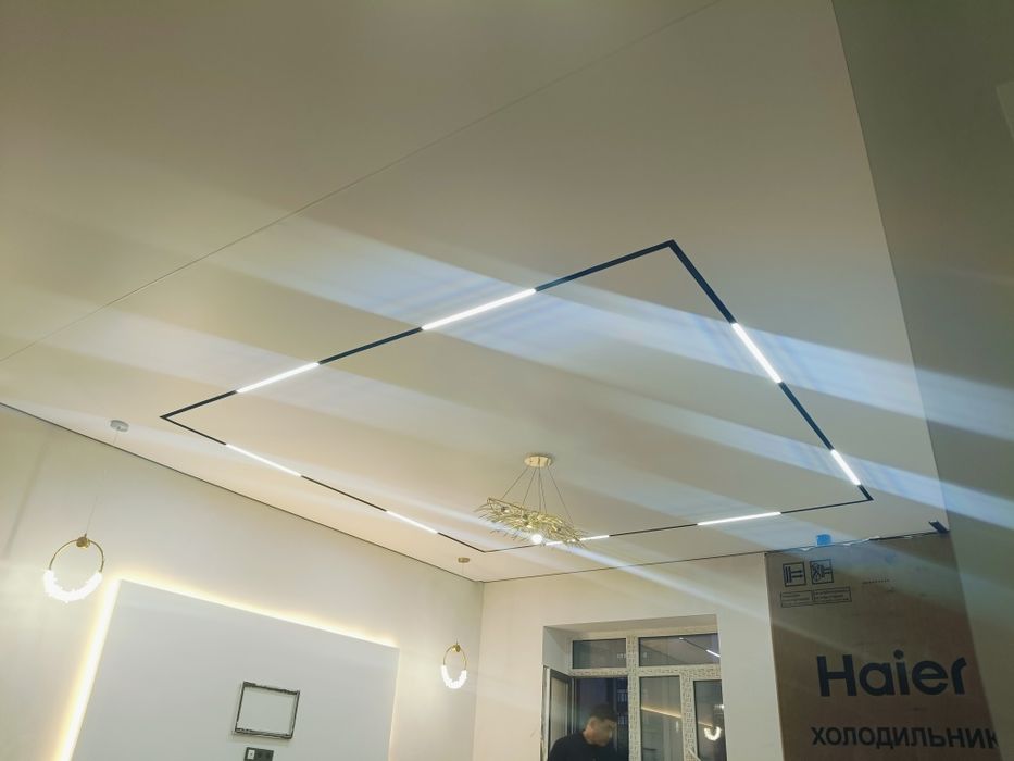 Натяжные потолки от 650 тнг