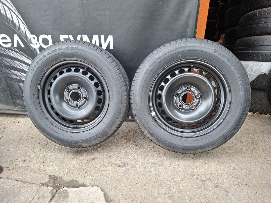 2бр. От Резервни 195/65/15 + Джанти 15" 5Х112мм
