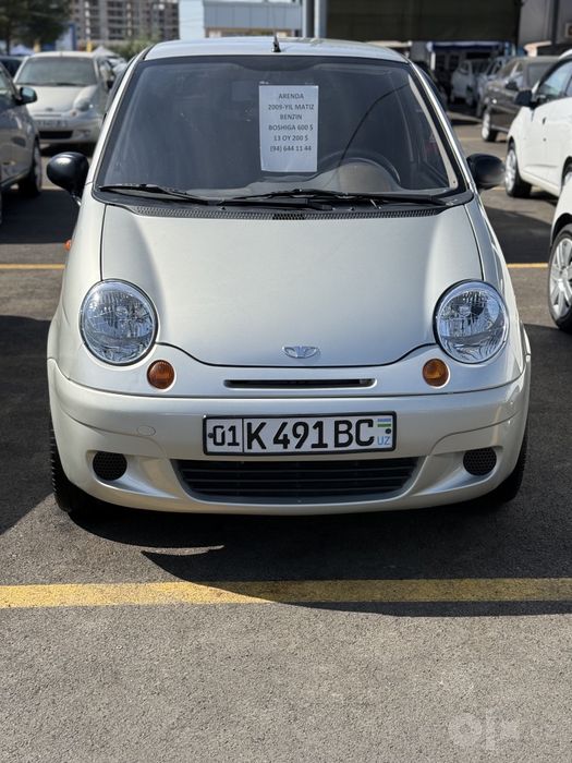 Arenda vikup matiz 1 paz 310 min yurgan prapan gaz  2009 yil