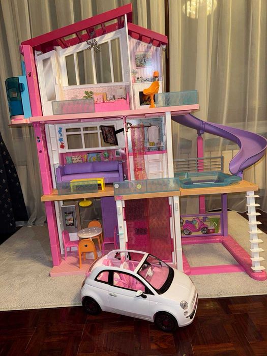 Барби Къща на мечтите / Barbie Dream House с подарък Барби кола