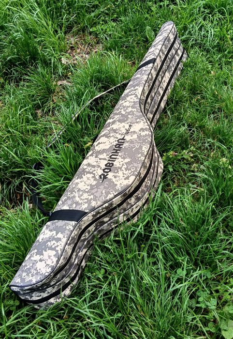 Двоен твърд калъф за съхранение на въдици