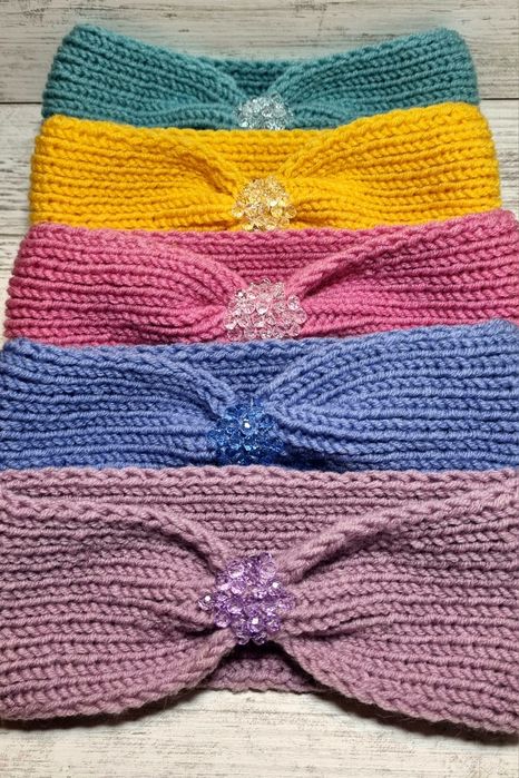 Дамска и детска плетена лента със стъклени кристали