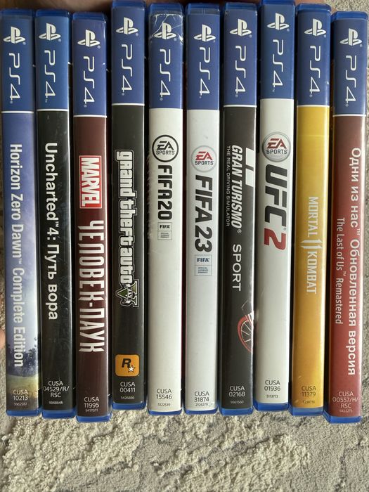 Диски для приставки PS4