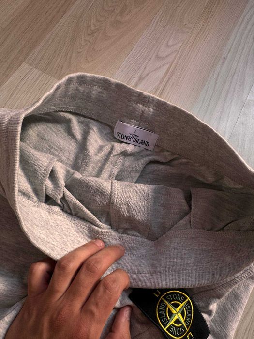 ПРОМОЦИЯ Мъжки Черни Гъщи Къси Панталони Сиви Панталони Stone Island Стоун Исънд