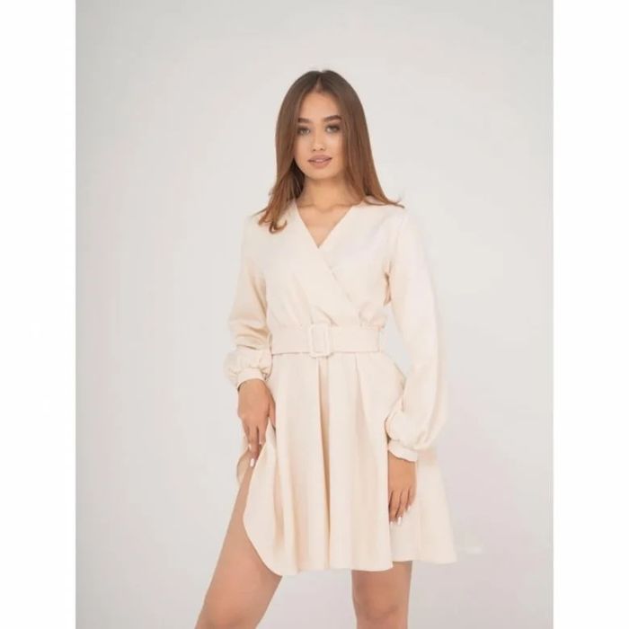 Женское платье пыльно розовое