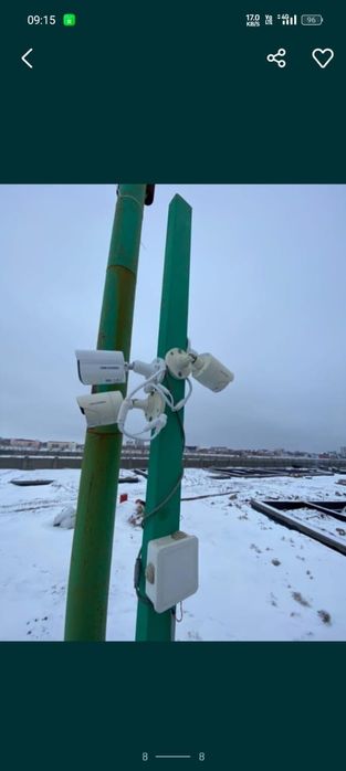 Установка видеонаблюдения