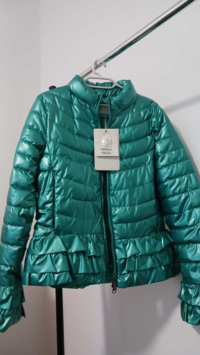 Дамско яке в зелено