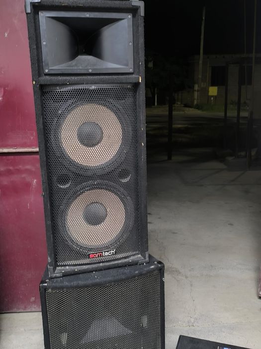 Продаётся комплект колонка усилитель