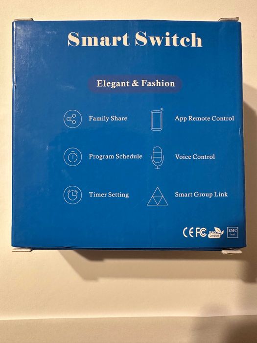 Intrerupator smart wi-fi simplu.