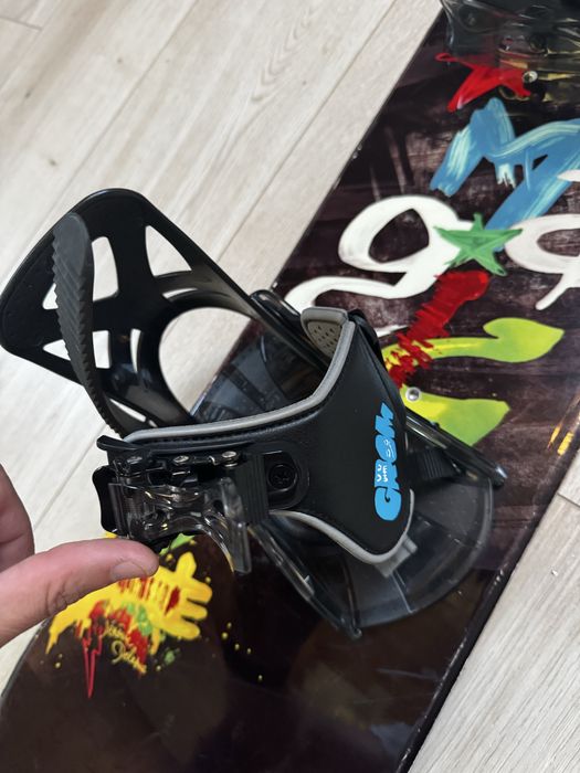 Placa snowboard copii cu legaturi