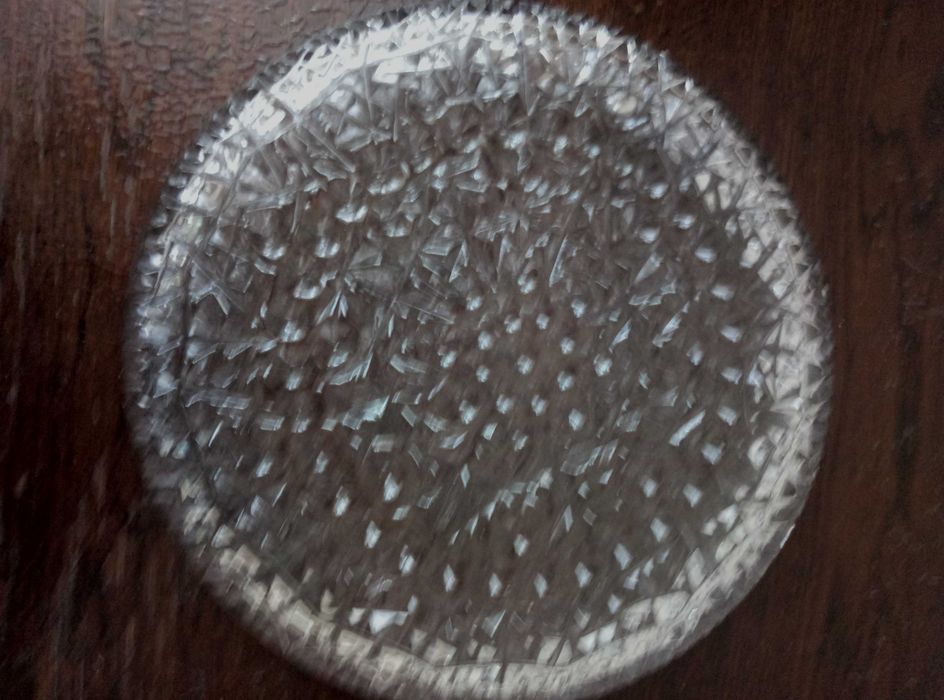 хрустальное блюдо советских времен