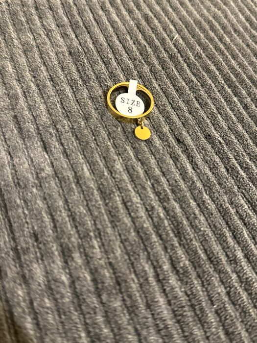 Inel cu ban placat cu aur 18K