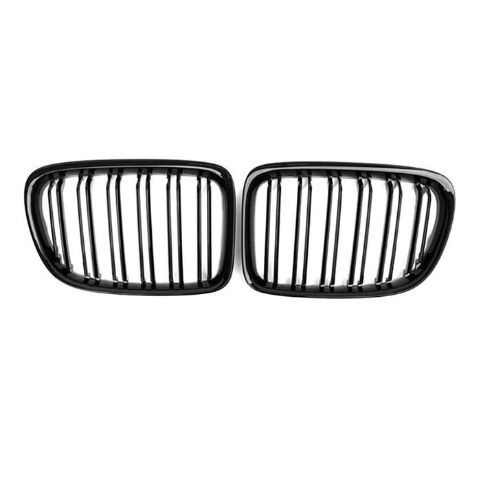 Set 2 grile duble M negru lucios BMW X1 E84 2009-2015
