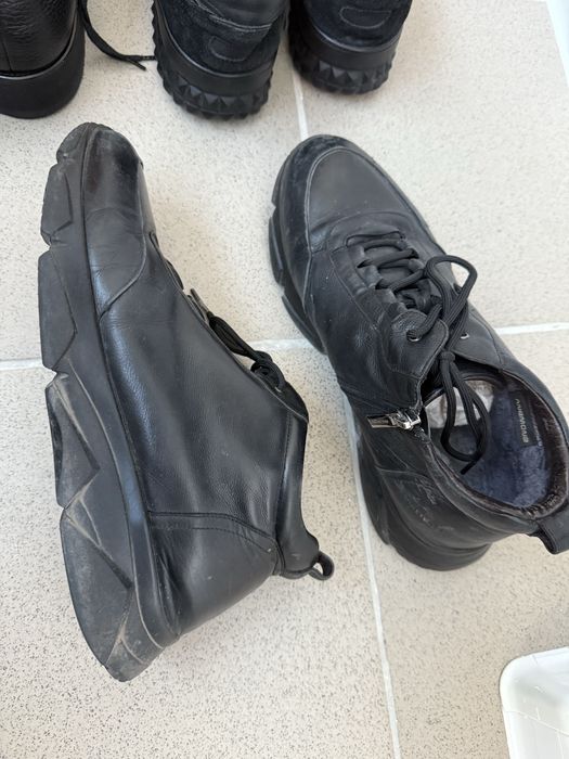 Мужские кожаные ботинки 40.5-41