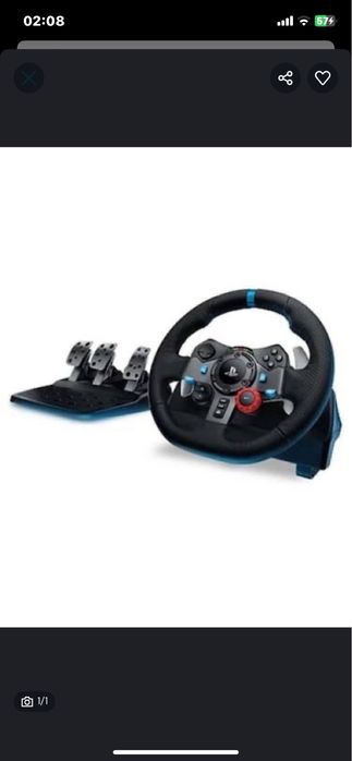 Продам игровой руль Logitech g29 + shifter