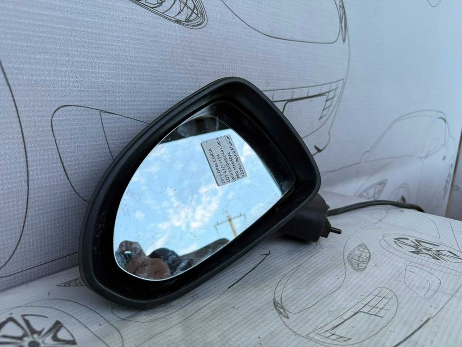 Oglindă Retrovizoare Stânga Electrică 3 Pini Opel Corsa E 13187617 / [2014-2019] / (5D3)