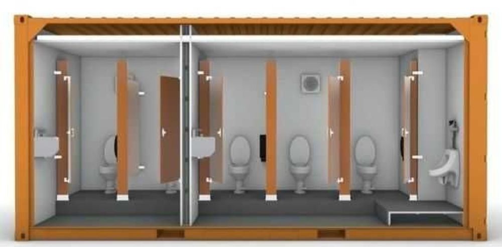 Кантейнер Кантейнер душ туалет