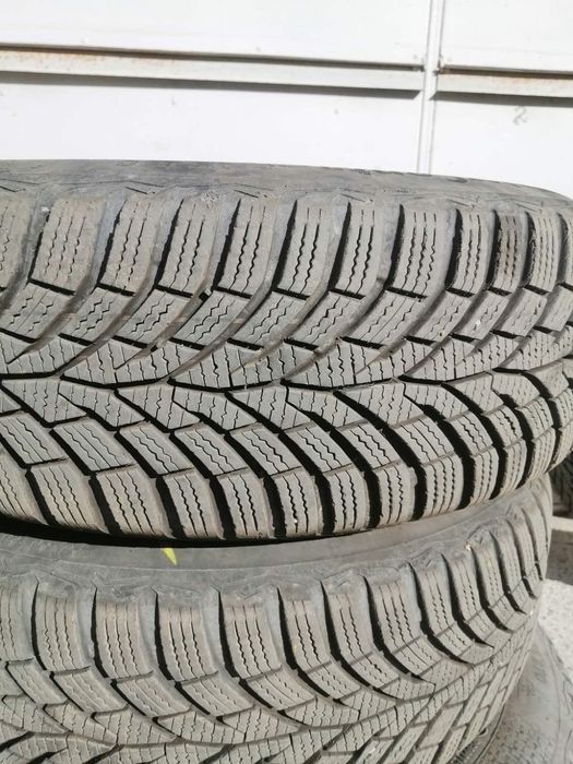 4бр зимни гуми Continental winter contact 185/60/R15 dot 2524 + джанти alutec  6J x 15H2