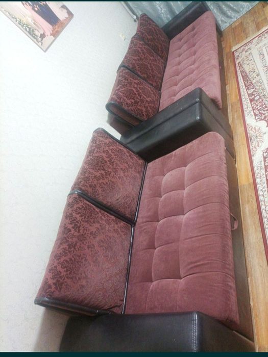 Срочно продам диван,мини диван и кресло!