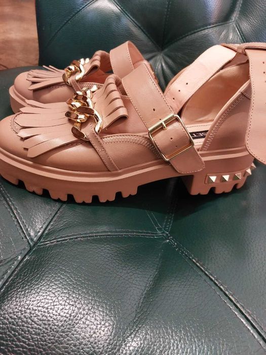 Pantofi Musette piele naturală