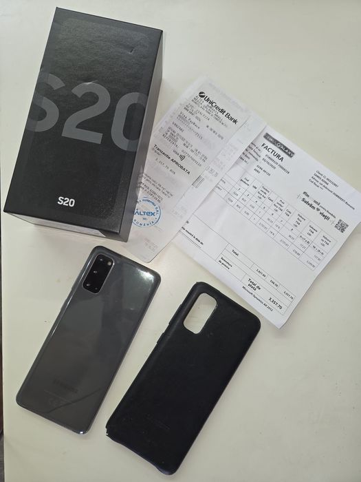 Vand Samsung Galaxy S20 5G 128 GB 8 GB Display spart