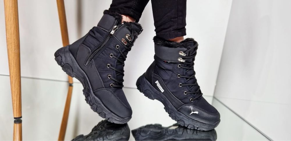 Дамски боти с топъл пух