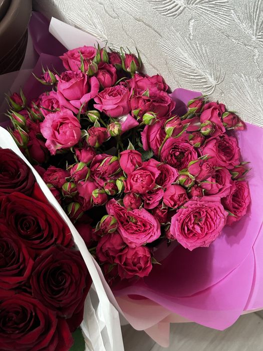 Цветы букеты по 8к