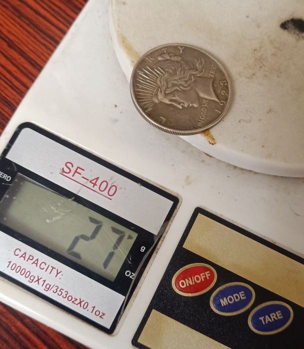 O veche monedă Argint