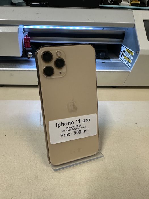 Iphone 11 pro / 100% baterie / garantie / folie sticla cadou