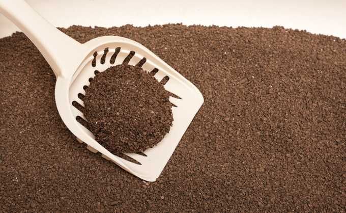 Котешка тоалетна от рециклирано КАФЕ Eco Paws неутрализира 99.5% мириз