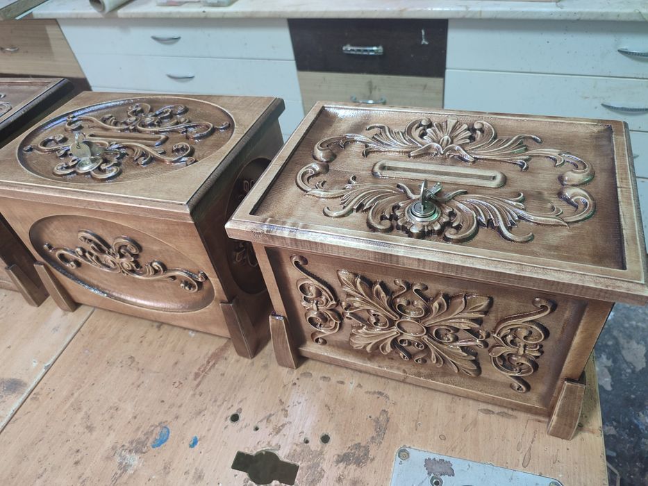 Cutie din lemn de tei , cutia milei