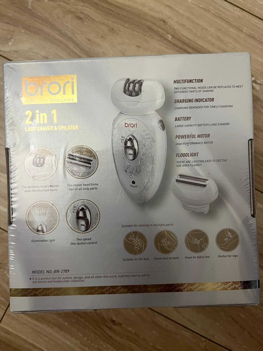 Эпилятор-бритва  Brori_2 насадки_новый