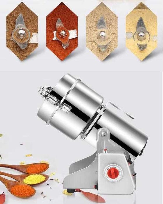 Професионална Дробилка Подправки 800г 3000W Мелница Кафемелачка Миксер