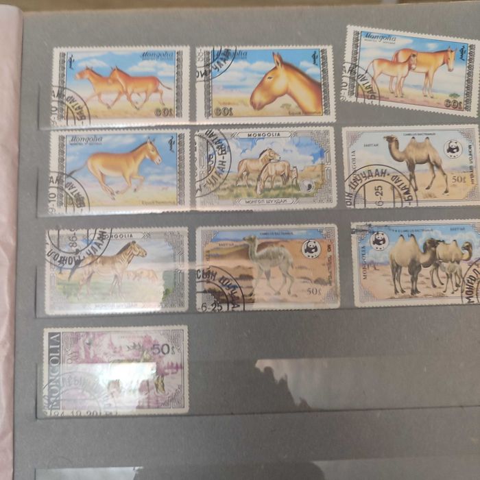 Марки почтовые с 1970 по 1990