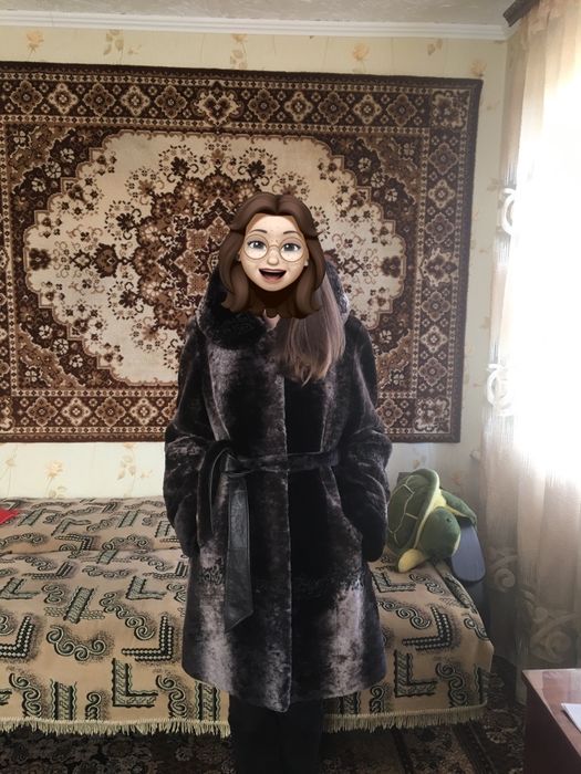 Шуба - натуральный мутон!