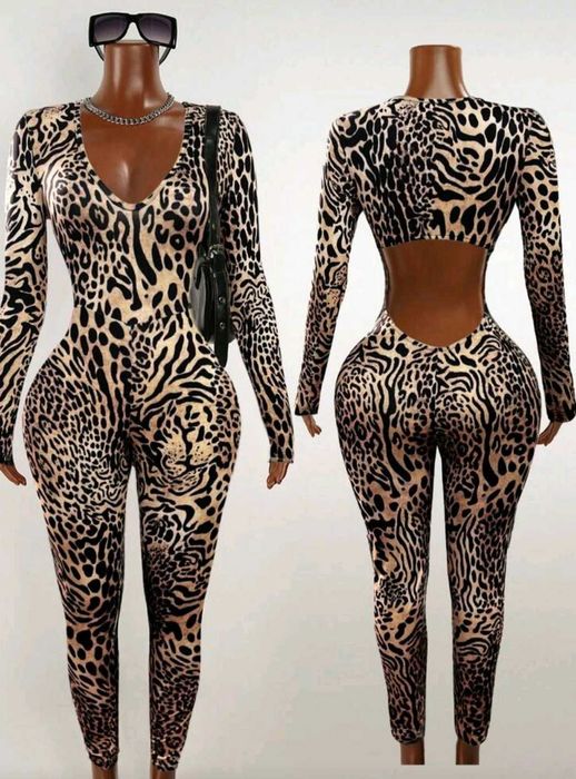Salopeta dama animal print
