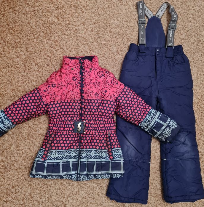 Куртки и комбинезон на девочку 6-10 лет