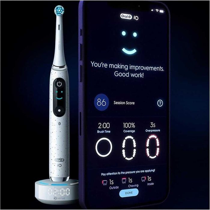 Електрическа четка Oral-B iO Series 10 - Stardust White