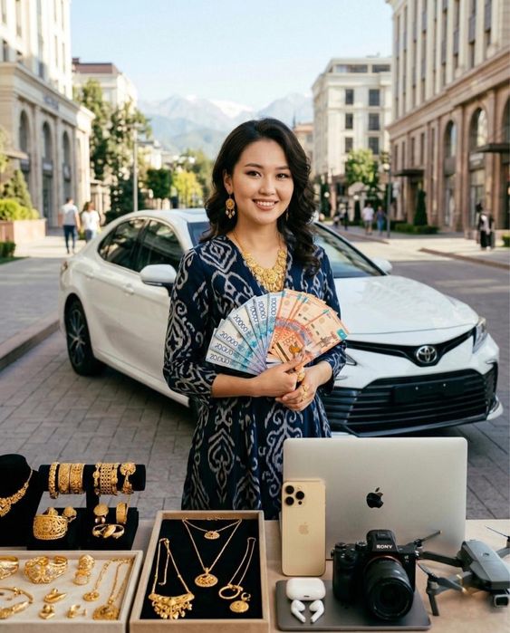 Ломбард Алматы 24/7 золото и техника